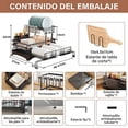 thumbnail image 2 of Escurridor de Trastes, Extensible 2 Niveles Escurridor de Trastes Acero Inoxidable, Escurridor de Platos con Bandeja de Goteo escurridor de trastes sobre Fregadero para Encimera de Cocina, 2 of 6