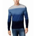 thumbnail image 2 of Club Room Mens Colorblocked Pullover Sweater, Blue, Big & Tall, XXX-Large, 2 of 2