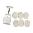 thumbnail image 4 of a polished product description for your **Round Moon Cake Mould Set With **:\n\n \n\n🌕 **Round Moon Cake Mould Set with – Elevate Your Homemade Mooncake, 4 of 4