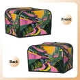 thumbnail image 3 of Lsque Retro Futuristic Landscape Print 4 Slice Toaster Cover , Kitchen Appliance Dustproof Protector , Toaster Protector Dustproof Kitchen Appliance Cover, 3 of 7