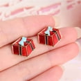 thumbnail image 3 of Pendientes de Navidad de dibujos animados de moda para mujer Pendientes de campana de Santa Wmkox8yi sjalhkljlk4526, 3 of 3
