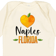 thumbnail image 4 of Inktastic Naples Florida Orange in Heart Boys or Girls Long Sleeve Baby Bodysuit, 4 of 5