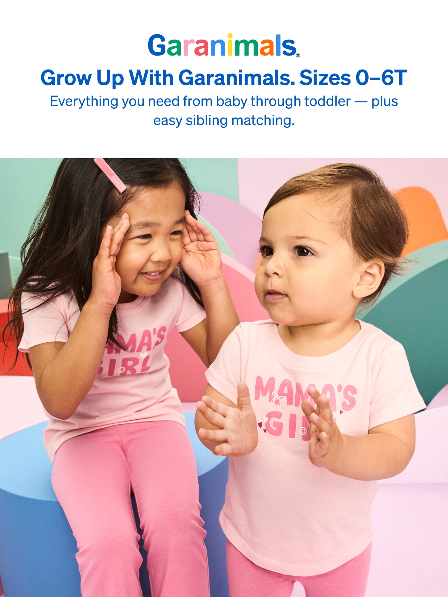 Garanimals Baby & Toddler Girl Shirts Single & 3-Pack Sizes Tee 0-6T