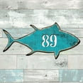 thumbnail image 4 of Designocracy MA98548-12 12 in. Tuna Fish Coastal House Number Sign Decor, 4 of 7