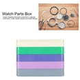 thumbnail image 4 of Caja de almacenamiento de accesorios de reloj sellado de 5 capas caja de piezas de reloj fácil de limpiar Rectangular apilable para herramienta de reparación ANGGREK Otros, 4 of 8