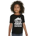 thumbnail image 3 of Live With Parents Slacker Funny Crewneck T Shirts Boy Girl Teen Brisco Brands XS, 3 of 5