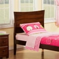 thumbnail image 2 of Leo & Lacey Modern Solid Hardwood Twin Panel Headboard in Walnut, 2 of 3