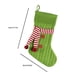 thumbnail image 3 of 18 Inches Christmas Socks In Apron Christmas Stocking Knitted Christmas Decorations Stocking Red White With A Pockets Letter Stockings For Family, 3 of 6