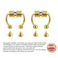 thumbnail image 3 of Jiaroswwei Non-Piercing Fake Nose Ring Reusable Stainless Steel Nose Hoop Fashion Magnetic Septum Rings for Party, 3 of 8