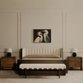 thumbnail image 6 of Moe's Home Collection Carson Dining Bench Metal Beige, 6 of 7