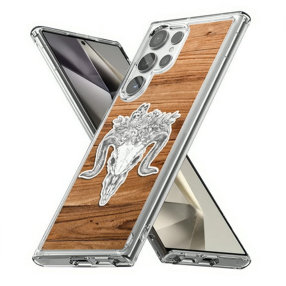 TalkingCase Slim Fit Phone Case Compatible for Samsung Galaxy S24 Ultra(Not S24, S24 Plus), Croissant Print, Lightweight,Flexible, USA Print