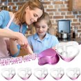 thumbnail image 1 of Productos de cocina para San Valentín, pareja, hornear pasteles, taza de pastel en forma de corazón (con tapa), 1 of 2