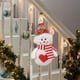 thumbnail image 1 of pstuiky Adornos navideños de ciervo colgante navideño de ciervo nevado adornos navideños con ambiente flocado decoraciones navideñas de reno para mesa., 1 of 6