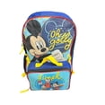 thumbnail image 3 of Disney Mickey Mouse Backpack with Detachable Insulated Lunch Bag, Multicolor, 3 of 8