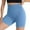 Blue, variant on ShomPort Women's Yoga Shorts High Waist Butt Lifting Stretchy Tights Athletic Workout Running Short Pants