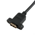 thumbnail image 3 of HDMI macho a HDMI tipo A adaptador hembra Cable de extensión convertidor con orificio para tornillo 30cm, 3 of 5