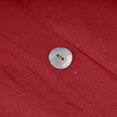 thumbnail image 5 of CHOK Linen Blend Shirts for Women 3/4 Sleeve 2 Button V Neck Open Front Solid Tops Yellow XL, 5 of 5