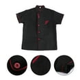 thumbnail image 4 of Unisex Short Sleeve Basical Chef Catering Shirt for Bakery Food Service Restaurant Size XXL (Black), 4 of 7