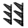 thumbnail image 2 of Skateboard Deck Display Wall Mount Hanger Rack Longboard Holder Hanging Tool DIY 43x20cm 3 pares Cola Estante de exhibición del monopatín, 2 of 8