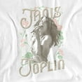 thumbnail image 2 of Janis Joplin T-Shirt Janis Floral Border Unisex Graphic Tee For Men & Women, 2 of 7