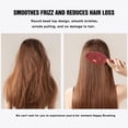 thumbnail image 5 of Ethereal Elements Hair Brush - Smoothing Paddle Brush for Wet & Dry Hair, Anti-Frizz & Gentle on Scalp, Dark Aesthetic Styling Tool, 5 of 7