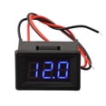 thumbnail image 1 of BTOER 0.36 Inch LED Digital 2-line DC Voltage Table Red Blue Green DC4.5-30V Voltmeter Two-wire DC Digital Display Voltmeter Detectors, 1 of 9