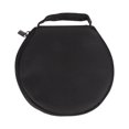 thumbnail image 1 of MasteelfCA 1pc Large-capacity DVD Storage Bag Round Disc Bag Practical Zipper CD Case, 1 of 7