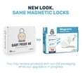 thumbnail image 4 of Baby Proof Me Magnetic Child Safety Cabinet Locks for Baby Proofing, 12 Locks and 3 Keys, 4 of 10