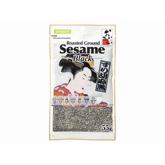 100% Ground Black Sesame ? Japan Quality 55g (1.9oz)