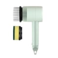 thumbnail image 1 of Cepillo de limpieza eléctrico, fregadora giratoria eléctrica con 2 cabezales de cepillo, kit de limpieza automática para bañera, cocina, azulejos, ventana, bañera, plato, fregadero, 1 of 5