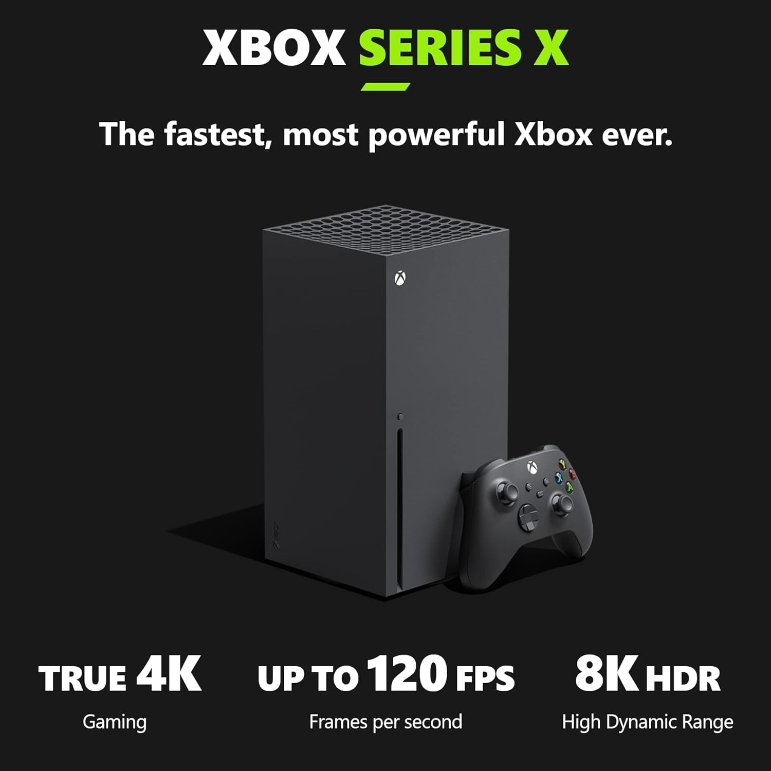 2023 Microsoft Xbox Series X 1TB SSD Console + 1 Wireless Controller, 16GB  GDDR6 RAM, 8X Cores Zen 2 CPU Gaming, 8K HDR, 4K UHD Blu-Ray,WiFi +  Console&Controller Skins 