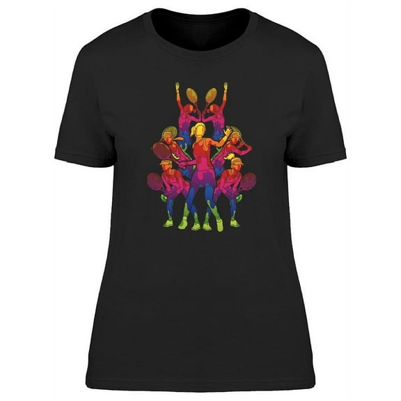 Women Tennis Players T-Shirt Women -Image by Shutterstock, Female Medium