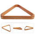 thumbnail image 2 of KAKOWELY snooker fixing rack 2pcs Pool Balls Billiard Set Triangle Rack Billiards Storage Bracket Pool Triangle Frame Billiard Triangle Frame Wooden Triangle Rack For Pool Balls, 2 of 4