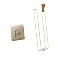 thumbnail image 5 of WeiLaiKeQi Toilet Paper Holder Convenient over The Tank for Bathroom Office Living Room Golden, 5 of 9