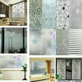 thumbnail image 2 of Static Cling Non-Adhesive Window Film Frosted Glass Film Bathroom Door Glass Decoration Window Film Privacy Covering, 2 of 8