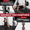 thumbnail image 5 of Smith Machine, 2000LBS Multi-Function Squat Power Rack Cage with Cable Crossover, All-in-One Home Gym Squat Rack with Smith Bar and Training Attachments for Full Body Workouts, 5 of 10