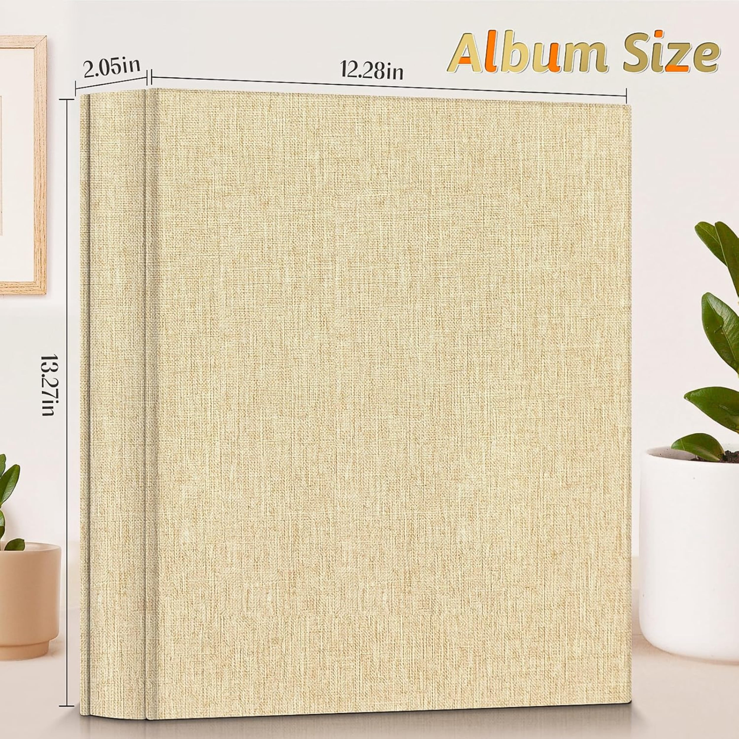 Photo Album 4x6 200/600 Pockets for Wedding Gifts, Linen Hardcover Picture Albums for Family Anniversary Baby Vacation Pictures