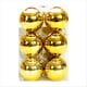 thumbnail image 2 of 6 Bolas de Navidad de 8 cm, Luces Decorativas para Árbol de Navidad, Colgantes para Ventana, Techo, Compras, Color Dorado, 2 of 6