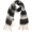 Black, variant on Color Stripe Scarf for Women Vintage Scarf for Fall Winter Pashmina Rave with Tassels Warm Scarf Shawl Blanket Trendy