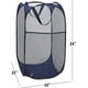 thumbnail image 2 of Cesto de malla para la colada emergente: portátil, asas duraderas, plegable para almacenamiento y fácil de abrir. Los cestos plegables para ropa son ideales para la habitación de los niños, el, 2 of 6
