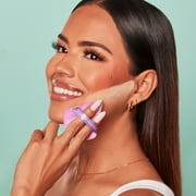 Salon Perfect Smooth & Set Soft Powder Puffs Face Makeup Triangle Sponge Applicators, Reusable, 6-Pack