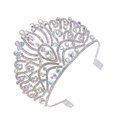 thumbnail image 4 of SHISUYAN 1pc Rhinestones Crystal Wedding Crown Shiny Bride Headpiece Crown Headwear, 4 of 8