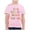 Pink, variant on Childrens Fashion Printed Round Neck Short Sleeve Casual T Shirt Top For Back To School Clothes Girls Tees (Mint Green,12-13 Years)