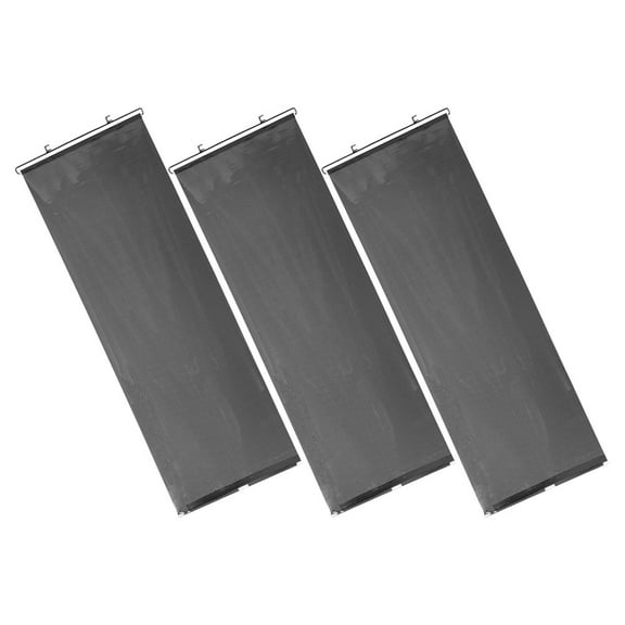 HONITANO 3Pcs Pull Down Shades for Windows Sun Shade Curtains with Retractable Design for Car and Home Use