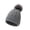 Grey, variant on Winter Beanies Hats Kids Winter Hat Toddler Knitted Pom Beanie Hat Cotton Lined Cap Baby Girls Boys Hat Caps For Men Women Fashion White