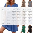 thumbnail image 3 of Women's Plus Size Short Sleeve Dresses V-Neck Solid Color Lace Patchwork Dress, 3 of 9