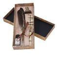 thumbnail image 1 of Feather Pen Set,Feather Pen Set with Quill Pen Set Feather Pen Masterfully Created, 1 of 5