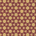 thumbnail image 1 of Ahgly Company Machine Washable Indoor Square Transitional Saffron Red Area Rugs, 7' Square, 1 of 7