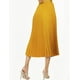 thumbnail image 5 of Falda plisada color Mostaza AMAD Casual para mujer talla S, 5 of 5