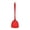 Red, variant on Silicone Spoon Spatula, Food Grade Rubber Spoonula with Seamless Design, Non-Stick Flexible Scraper Kitchen Cooking Spoon Baking Tool for Mixing, Scraping